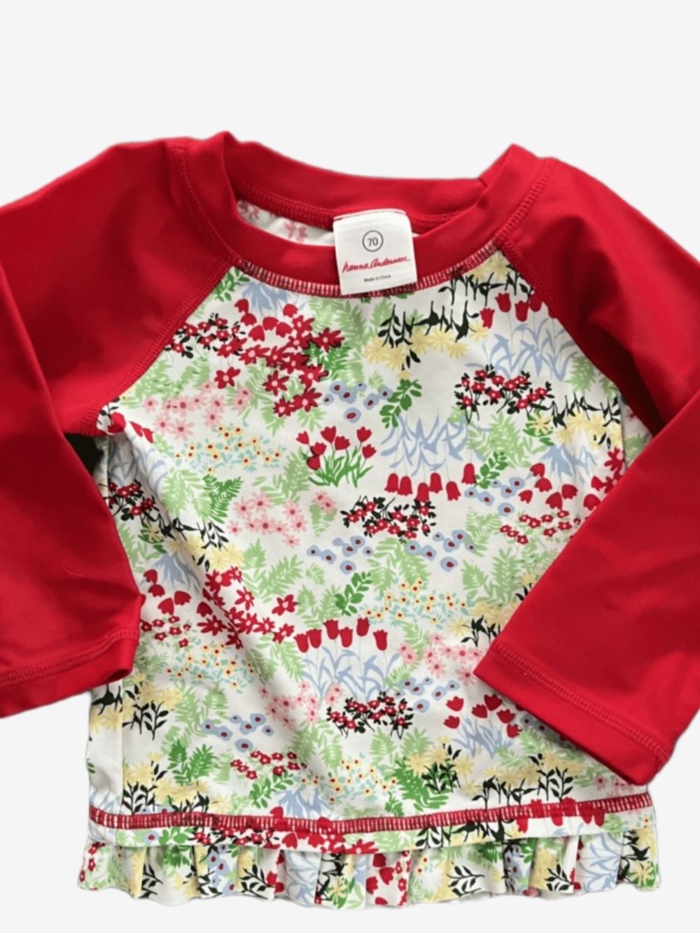 Hanna Andersson Sunblock Swimmy Rash Guard Size 2t/85